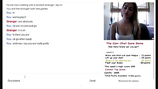 შეჩერებული ქერა იღებ ...